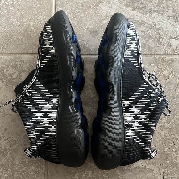 Burberry Creeper Check Woven Lace Up Boots Black Made in Italy, NWT, EU Size 44 main image 13